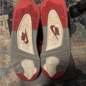 Air Jordan 4 Reto Bred 2019 308497-060 Black Red White